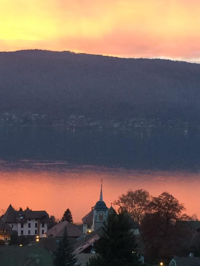 Maisonnette Vue Panoramique Lac D'Annecy Veyrier-du-Lac Kültér fotó