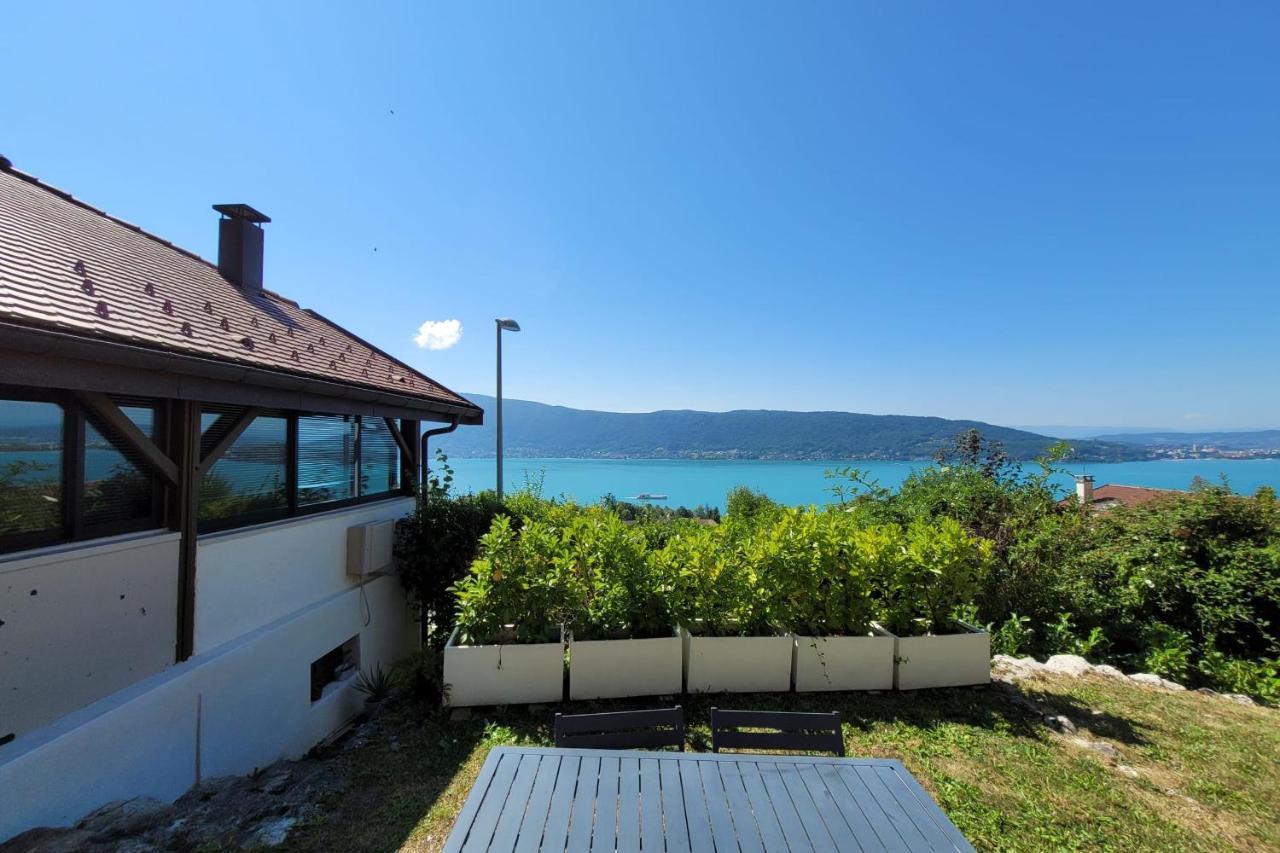 Maisonnette Vue Panoramique Lac D'Annecy Veyrier-du-Lac Kültér fotó